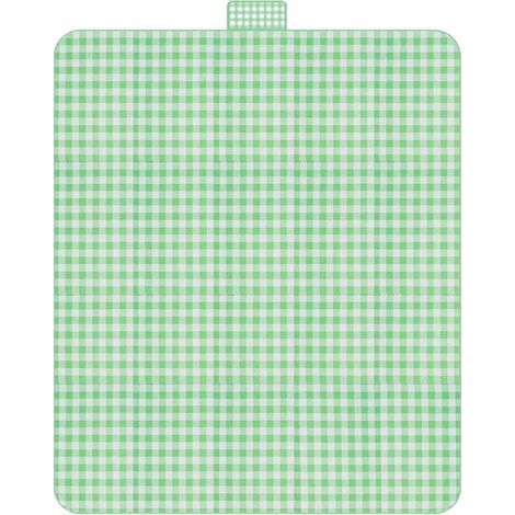 Couverture de Pique-Nique Extra Large Tapis de Pique-Nique Extérieur Portable Pliable 200 x 300 cm avec Sangle de Transport Imperméable pour Le Camping sur la Plage (Vert) (1/5)