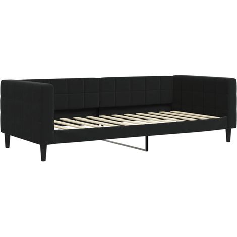 Maison Exclusive - Letto da Giorno Nero 90x200 cm in Velluto (1/5)