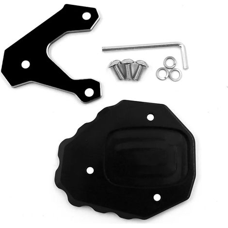 (Noir) Compatible avec HONDA CB500X CB 500X CB500 X 2013-2023 2022 2021 Béquille latérale de moto, plaque d'extension agrandie maxpower (1/4)