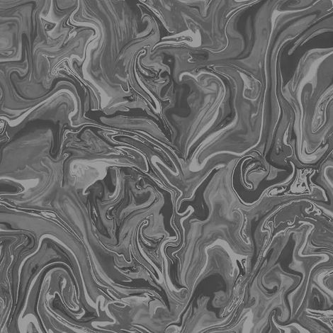 Papier peint Fine Decor effet marbre gris anthracite argent métallisé à coller directement sur le papier (1/2)