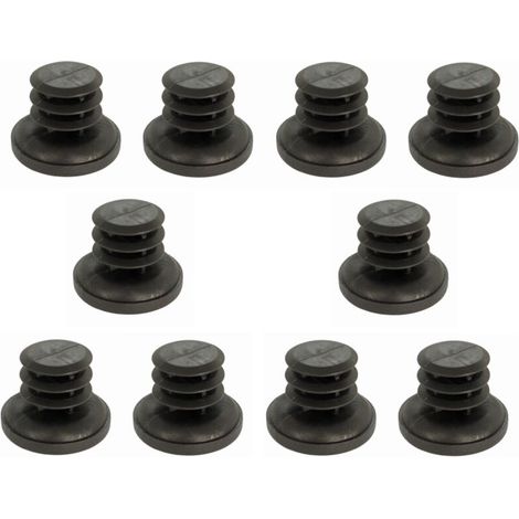 10 x Rundrohr-Endstück, 19–20 mm Möbelbein-Flügelpolster (1/2)