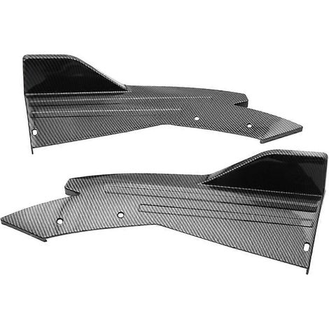 Protection de pare-chocs arrière 48 cm, ailerons, séparateur, jupe latérale en fibre de carbone (1/5)