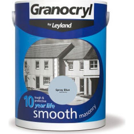 Granocryl Smooth Exterior Masonry Paint - 5L - Spray Blue