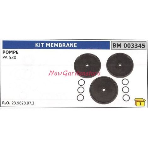 Kit de membrana UNIVERSAL para bomba Bertolini PA 530 003345