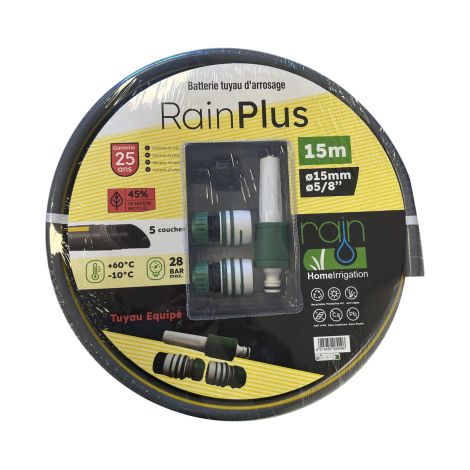 Gartenschlauch rain rainplus 15 mm 15 m langlebig handlich