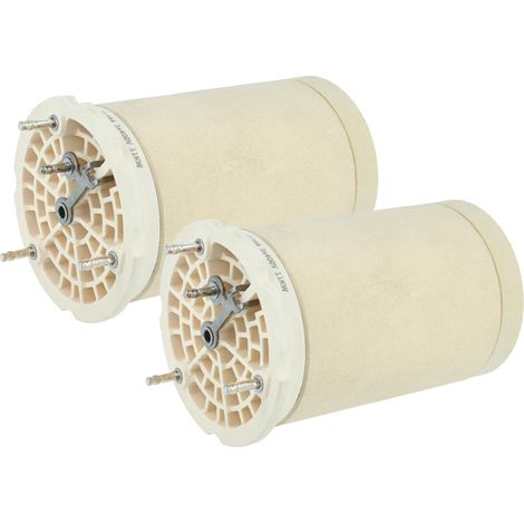 vhbw 2x elemento riscaldante sostituisce Leister 142.084 per pistola di saldatura a aria calda - 11000 W, 8,4 x 8,4 cm