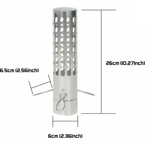 Pare-étincelles et chapeau de cheminée anti-pluie pour tuyau de poêle en acier inoxydable de 6 cm (2,36 pouces), compatible avec les poêles de camping et les réchauds portables. (1/5)