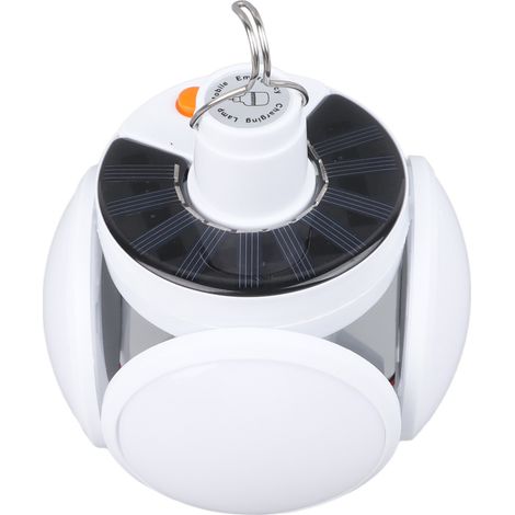 Faltbare USB-LED-Solar-Fußballlampe für Camping, Wandern und Notfälle (1/5)