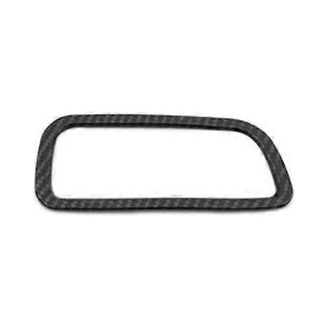 1 pièce - Garniture décorative en fibre de carbone pour interrupteur de phares de voiture, compatible avec Hyundai Santa Fe 2019-2021 - Accessoires auto - Panneaux de porte intérieurs (1/5)