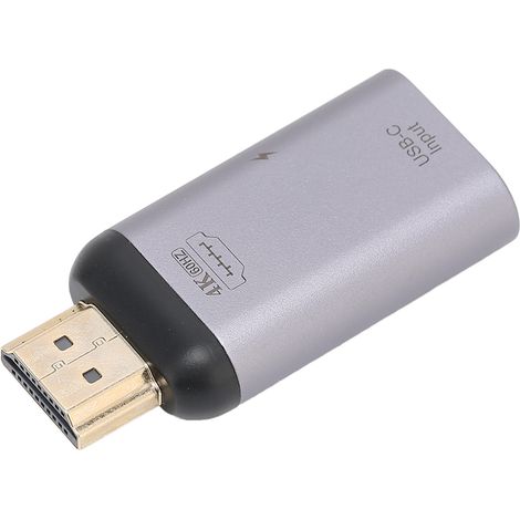 Adaptateur USB-C vers HDMI 4K 100W PD Doré - Hub Portable Compatible MacBook (1/5)