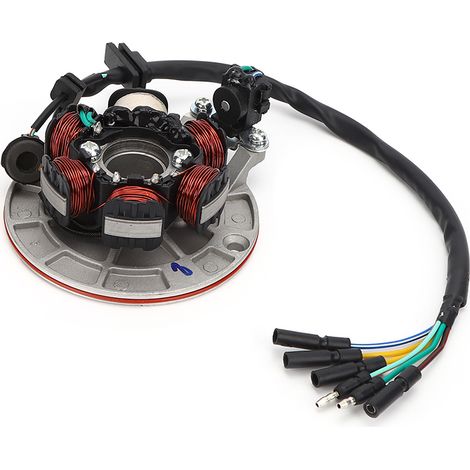 Carte de stator de magnéto pour moteur à kick-start LIFAN YX 140cc, adaptée aux motos tout-terrain PIT PRO. (1/5)