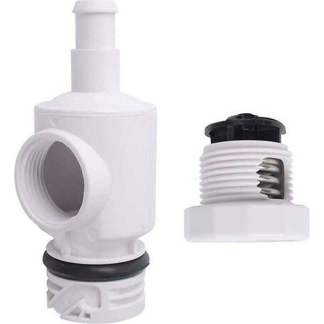 Adaptateur De Déconnexion Rapide - Valve De Régulation De Pression - Pour Nettoyeur De Piscine - D29 - Blanc (1/4)