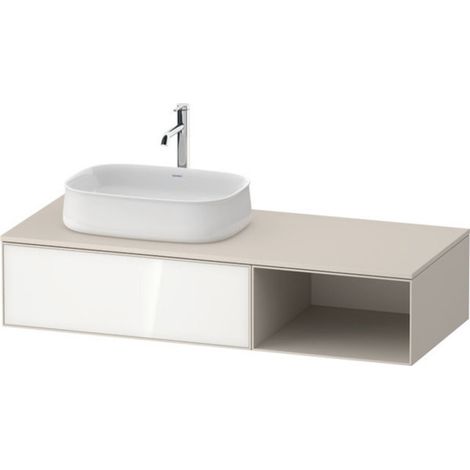 Duravit Zencha Konsolenwaschtischunterbau, 1300x550mm, 1 Auszug, (1/2)