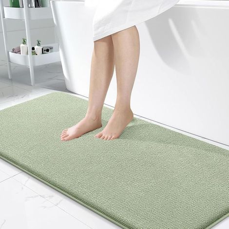 1 Tappetino da bagno, in memory foam, antiscivolo, assorbente, in velluto, per il bagno (1/5)