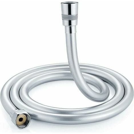 Manguera de ducha de 1,5 m Manguera de ducha con doble protección anti-torsión y protección anti-torsión. Manguera de ducha flexible con racores de latón, conexión universal G1/2 (1/5)