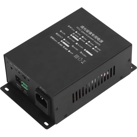Alimentation PDLC 200 W avec télécommande et variateur de lumière, fusible intégré, entrée AC 110 V, sortie AC 48 V. (1/5)