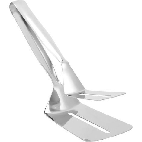 Pince à steak en acier inoxydable, pince à pain, pince multifonction, spatule à pizza, outil de cuisson pour barbecue. (1/5)