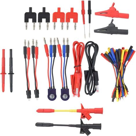Fils de multimètre, jeu de fils de test automobile durable pratique de remplacement professionnel de LED 70 pièces, diagnostic automatique pour les tests automobiles (1/5)