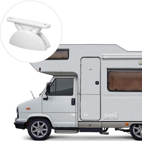 2 pièces Arrêt de Porte de Caravane,Retenue Porte pour Caravanes,Camping Cars(Accessoires 8 Vis) (1/3)