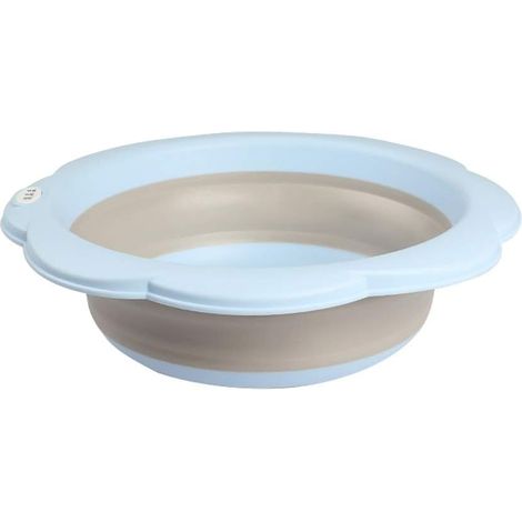 Voyage Pliant Portable Bassin D'eau Grand Lavabo Extérieur Portable Épaissi Bébé Lavabo Maison (Couleur: Bleu) 1pc (1/4)