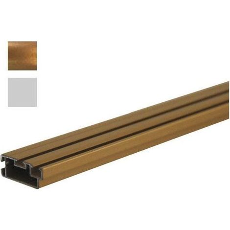 Profilé moustiquaire en aluminium 250 cm – Section 25x10 mm – Finition blanche – Pour cadres sur mesure – Medal