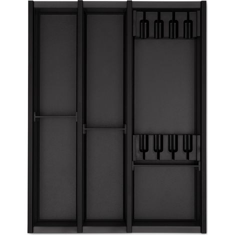 Cuisio Besteckeinsatz 450 mm Transluzent-anthrazit für Blum Legrabox 473 mm (1/5)