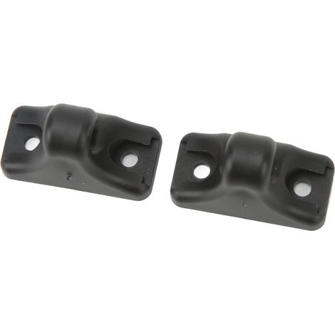 2 supports de fixation pour pare-soleil, clip de serrage 94473143900, noir, structure compacte, résistant aux rayures, compatibles avec 924, 944 et 968 (1/5)