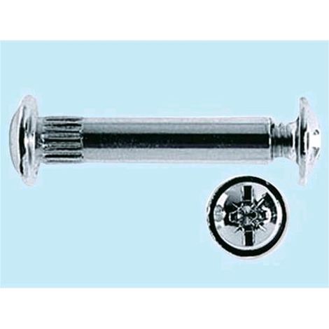 Viti a cannocchiale in ottone per mobili -- M6x25 Conf. 200 Pz