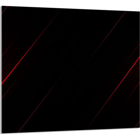 GLASPLATTE FÜR KÜCHE 65x60 Schwarz