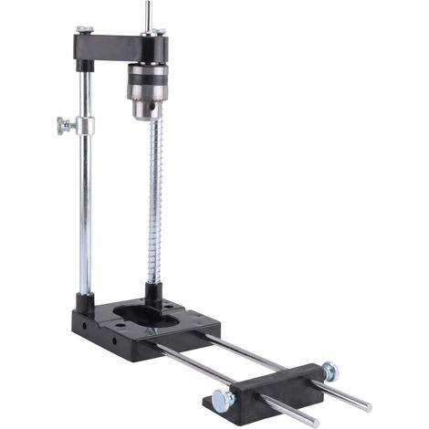 Guide de Perçage pour le Travail Du Bois en Plastique Noir + Métal 28x10cm Localisateur de Trou pour Punching pour Bricolage (1/5)