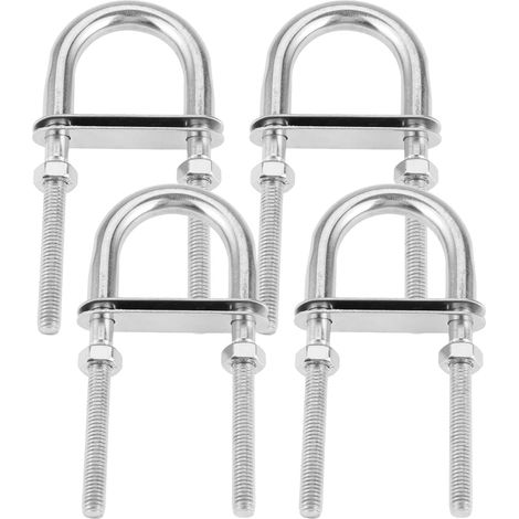 Boulons en Forme de U en Acier Inoxydable 304 Avec Écrous, M690mm Rondelles et Plaques pour Remorque de Bateau (1/5)