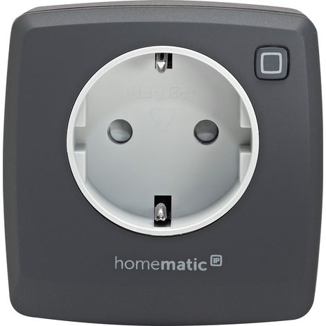 HOMEMATIC IP SMART HOME 161613A0 PRISE INTERMÉDIAIRE NUMÉRIQUE POUR CONTRÔLER LES LAMPES OU LES APPAREILS ÉLECTRIQUES VIA APPLIC (1/5)