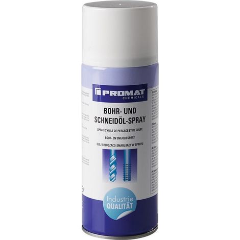 Spray per olio da foratura / taglio Bomboletta spray da 400 ml PROMAT CHEMICALS (Per 12)