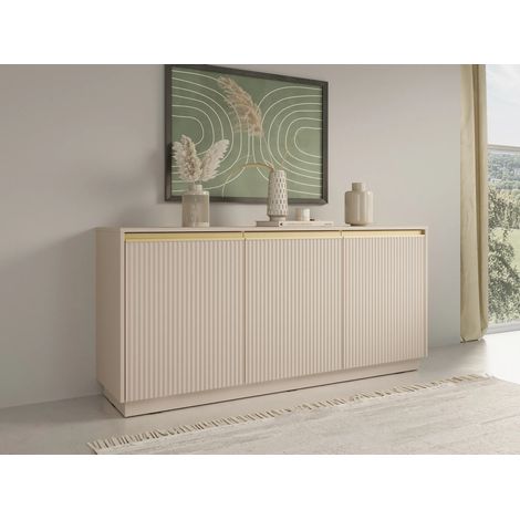 AX LIVING Sideboard Modern Lirio K154 154 cm breit, stilvoll, beige