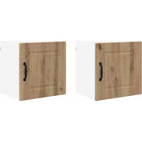 Meuble mural de cuisine,Armoire de cuisine 2 pcs Chêne artisanal 40 x 31 x 40 cm CFW44310 (1/5)