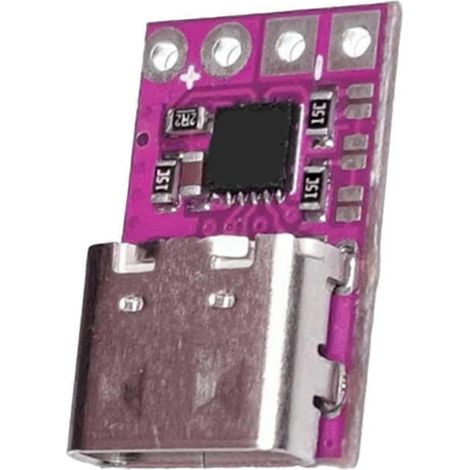 Adaptateur secteur USB PD vers CC 100 W 5 A, compatible PD 3.0, avec déclencheurs 5 V, 9 V, 12 V, 15 V et 20 V. Câble de données inclus. (1/5)