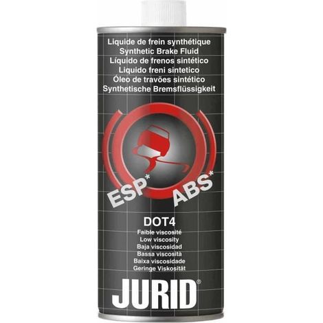 JURID Liquide de frein synthetique DOT 4 ESP ABS - 485ml