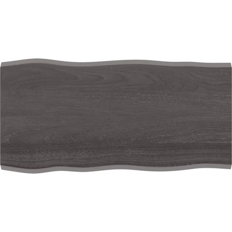 Dessus de table bois chêne massif traité bordure assortie (1/5)