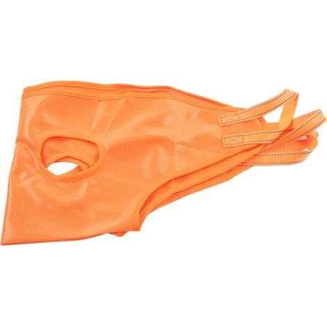 Serviette de Toilettage pour Chien avec Support et Surface Abrasive, Couleur Orange Résistante (1/5)