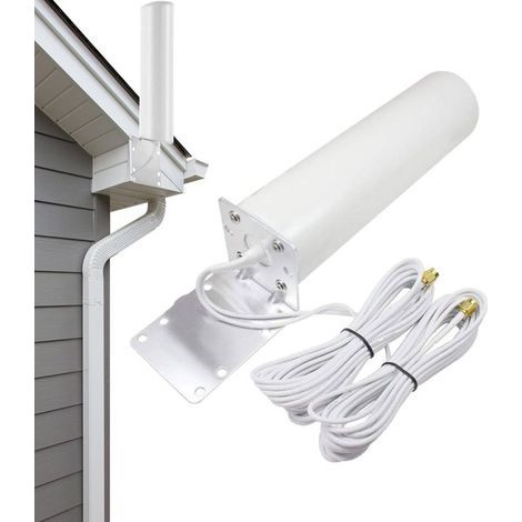 Extension WIFI extérieure, amplificateur de signal d'extension WIFI extérieur Prolongateur de portée WIFI Répéteur WIFI Booster d'extension de Signal extérieur étanche installation rapide (1/5)