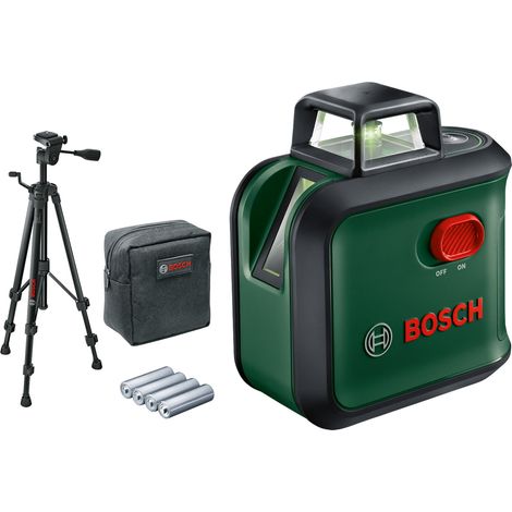 BOSCH DIY ADVANCEDLEVEL360 SET AA batteries Cross line laser