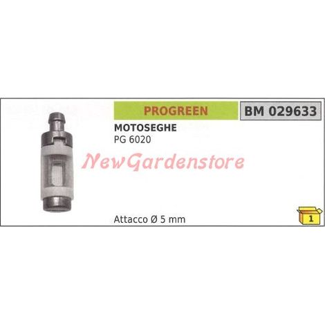 Filtro pescaolio PROGREEN per motosega PG 6020 029633