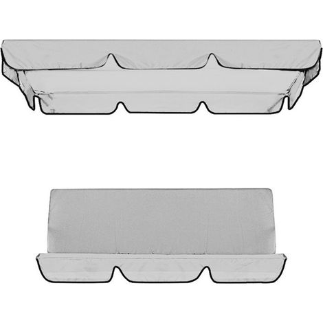 1Funda protectora para columpio, Yuoaen, toldo impermeable para columpio hecho de tela Oxford para jardín, terraza y uso al aire libre.