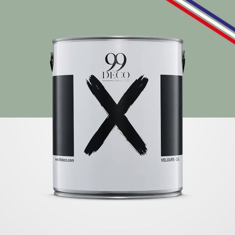Peinture Mur Velours - Vert Sauge - Interieur - 2,5l