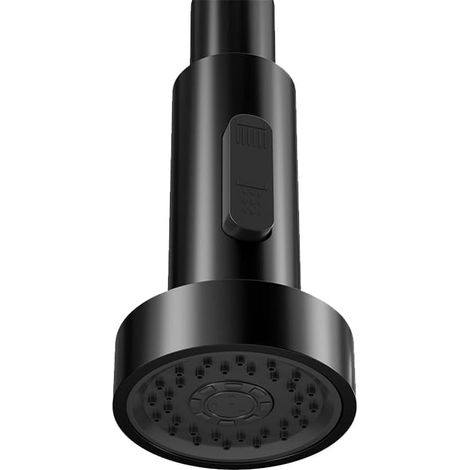 Tête de pulvérisation de rechange pour robinet d’évier de cuisine, raccord G1/2, douchette extractible pour mitigeur de cuisine, noir (1/4)