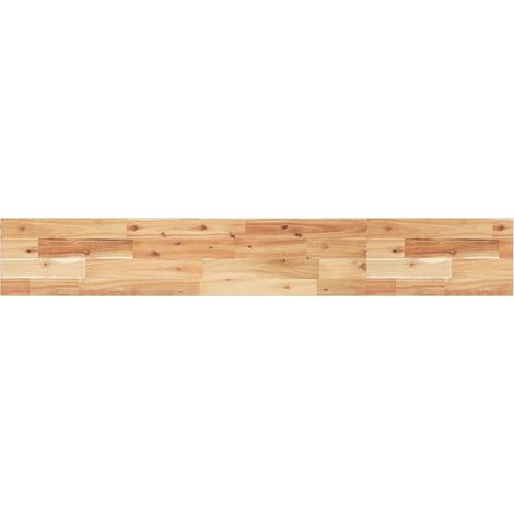 Maison Exclusive - Schweberegal 160x20x2 cm Massivholz Akazie Ölb