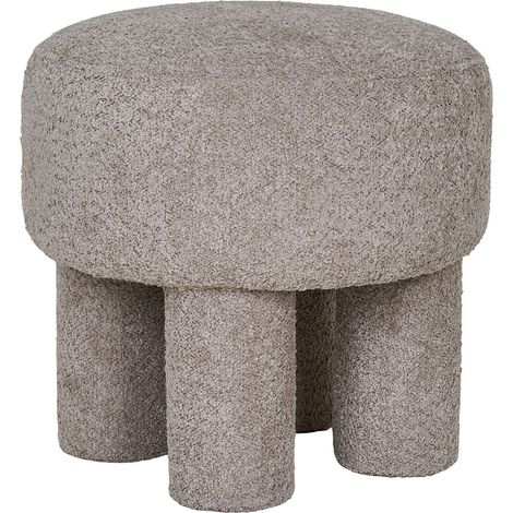 Perth Pouf Hellgrau.