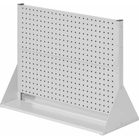 Kappes ®RasterPlan Stellwände doppelseitig Größe 2 - 4x Lochplatten Lichtgrau RAL 7035