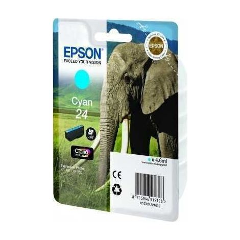 Epson Elephant Cartucho 24 cian (etiqueta RF)