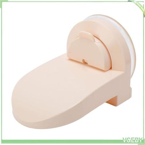 Repose-pieds de Douche - FAFEICY - Ventouse Robuste - Antidérapant - Installation Facile - Beige (1/4)